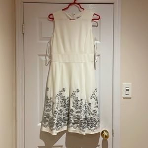 White Calvin Klein dress